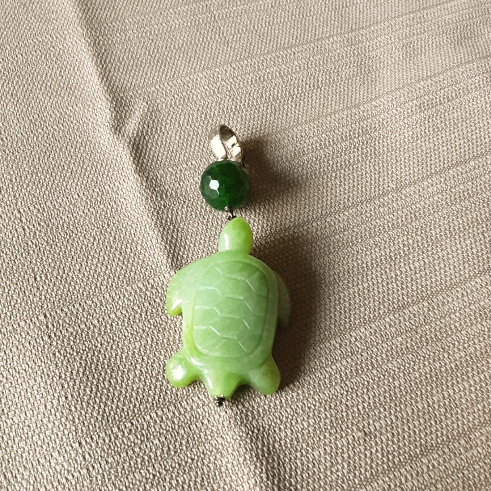 Jade Turtle Pendant